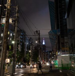 東京・電柱のある風景