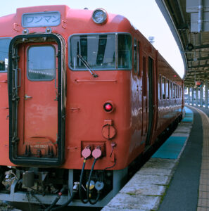 道南いさりび鉄道に乗ってみた。カメラは X-T50