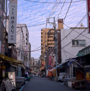 築地から銀座 Leica Q3 43で