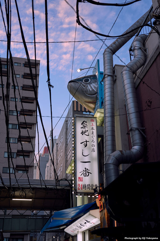 毎度撮ってるマグロの兜。でかい！です。